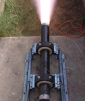 Rocket motor static test